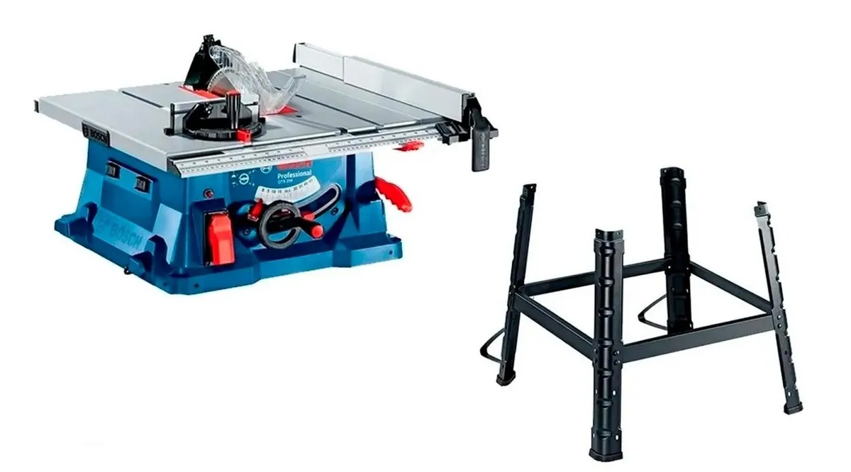 Sierra De Banco 10 pulgadas (254 mm) Bosch GTS 254 1800W incluye disco 