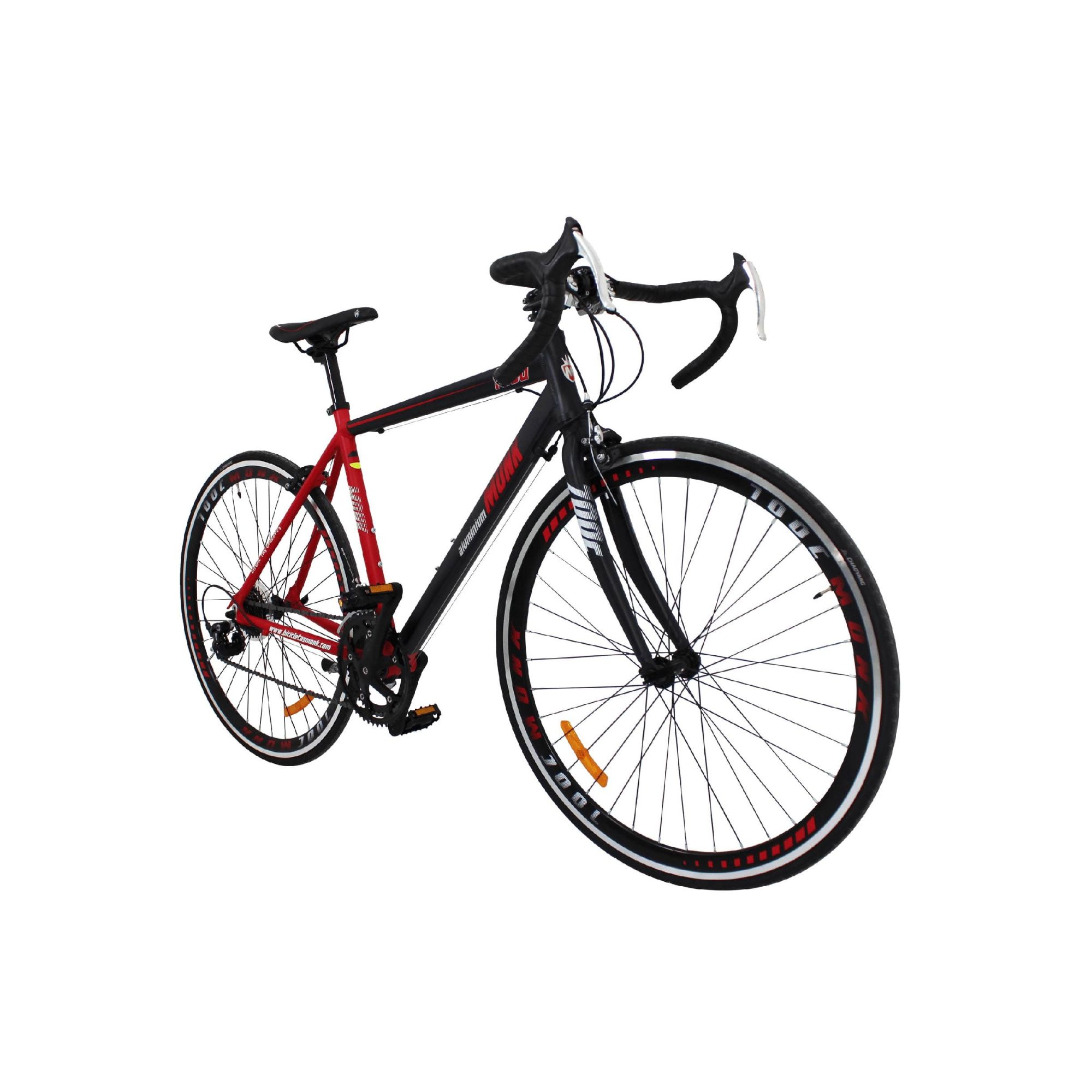 Bicicleta Ruta Rodada 700 14 Velocidades Monk Flug Rojo