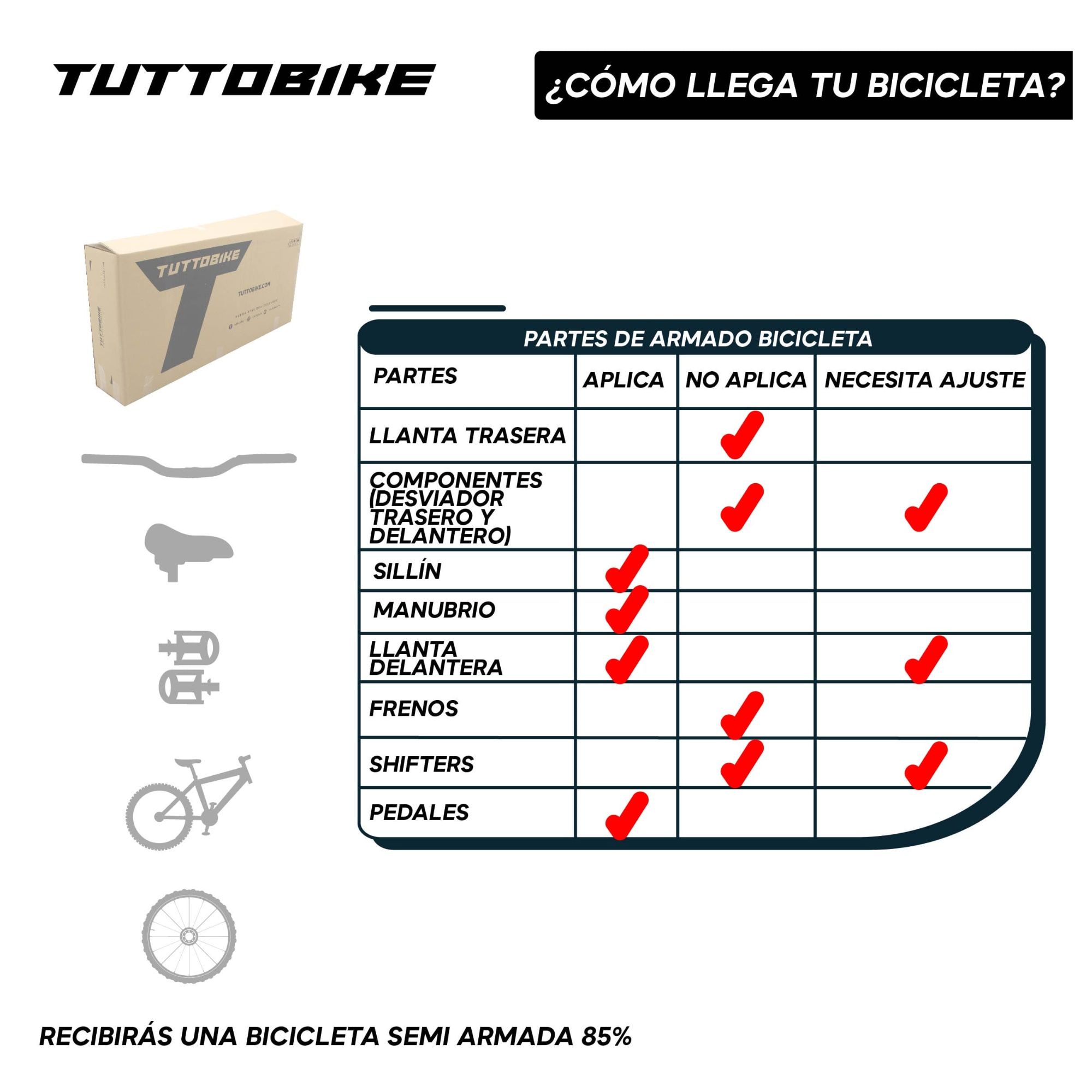 Bicicleta Ruta Rodada 700 14 Velocidades Monk Flug Rojo