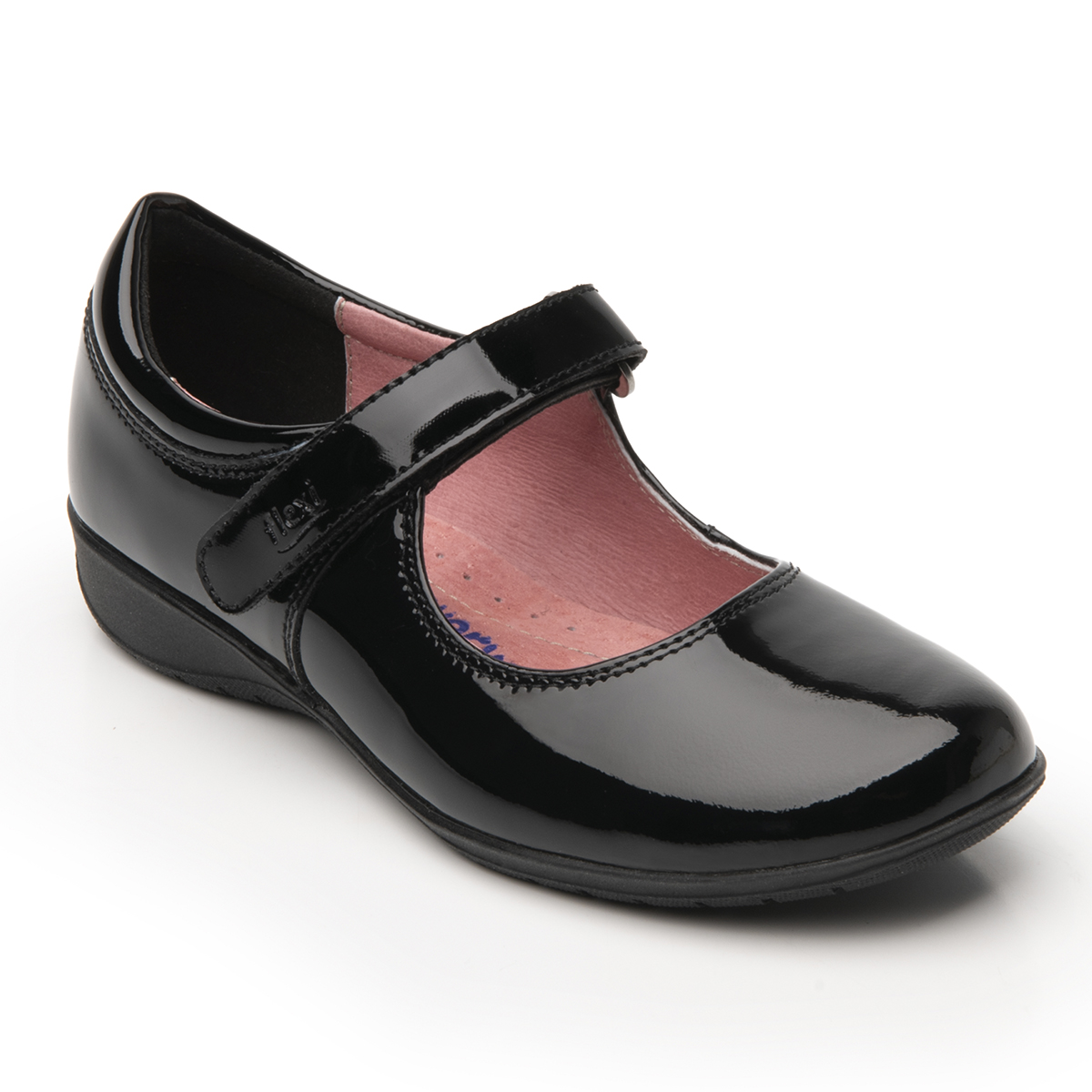 Zapatos escolares de charol para niña Flexi 35902 Black Original