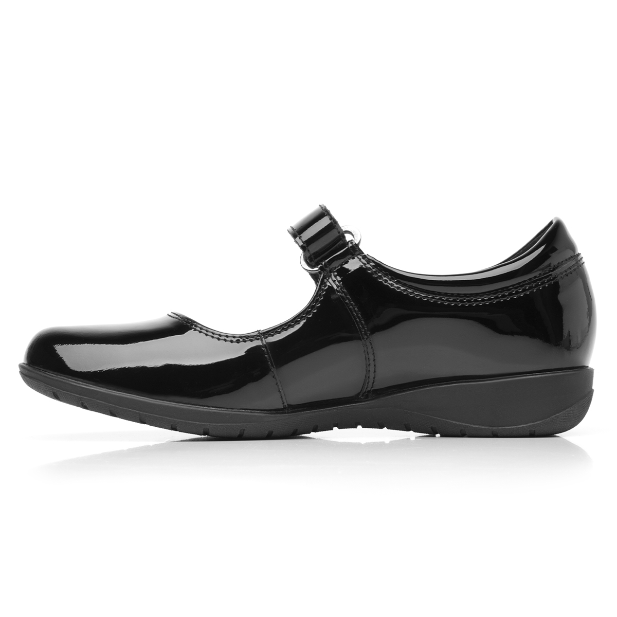 Zapatos escolares de charol para niña Flexi 35902 Black Original