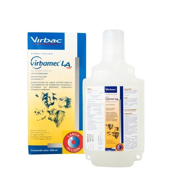 Desparasitante Virbac Virbamec La 500 Ml Bovinos Y Ovinos