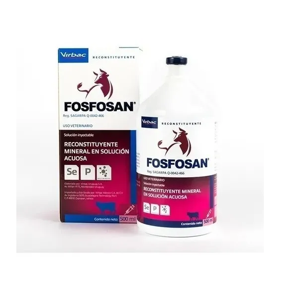 Fosfosan Reconstituyente Mineral Virbac 500 Ml