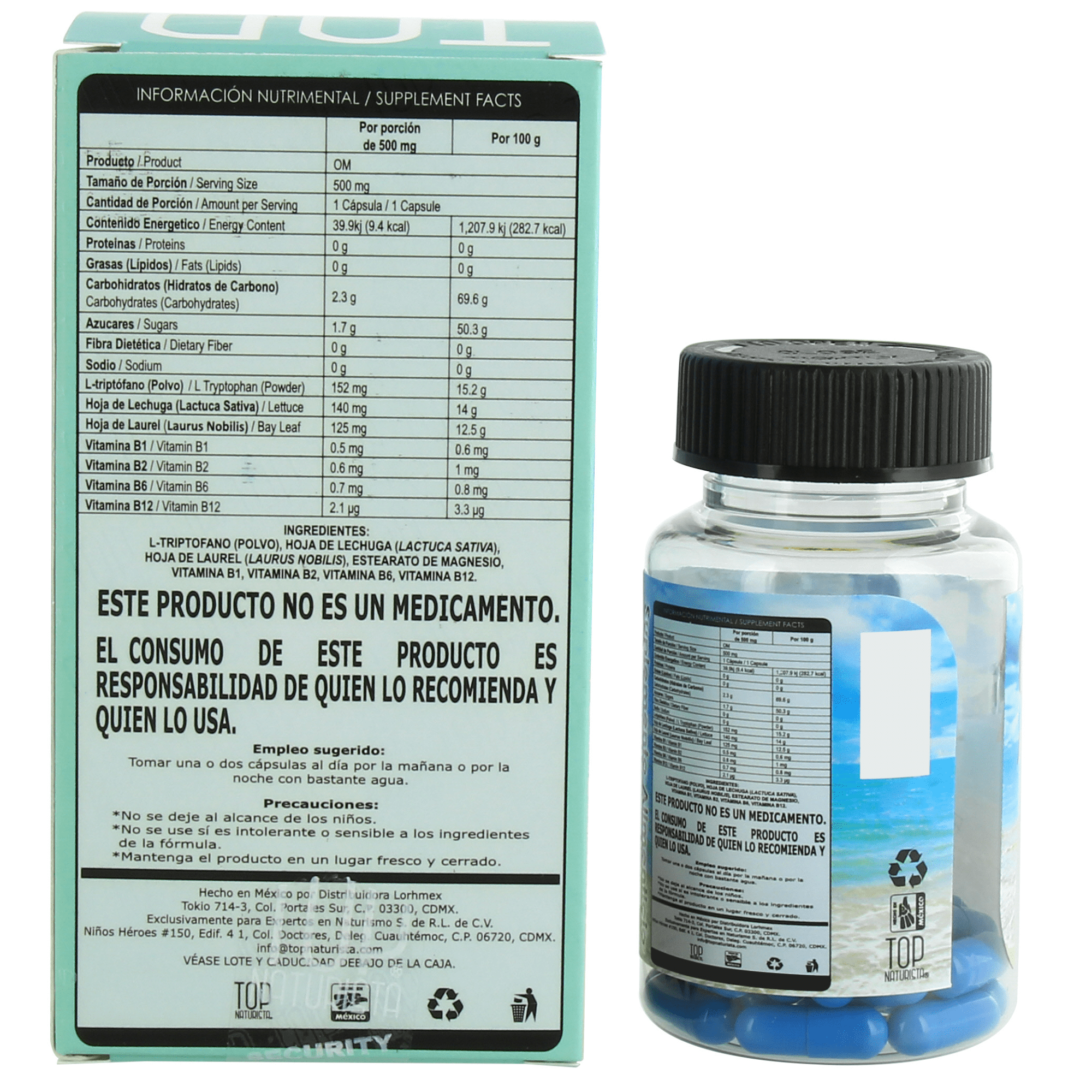 Top OM (L-triptófano)