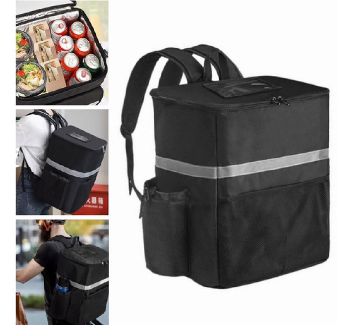 Mochila Termica Multifuncional Color Negra