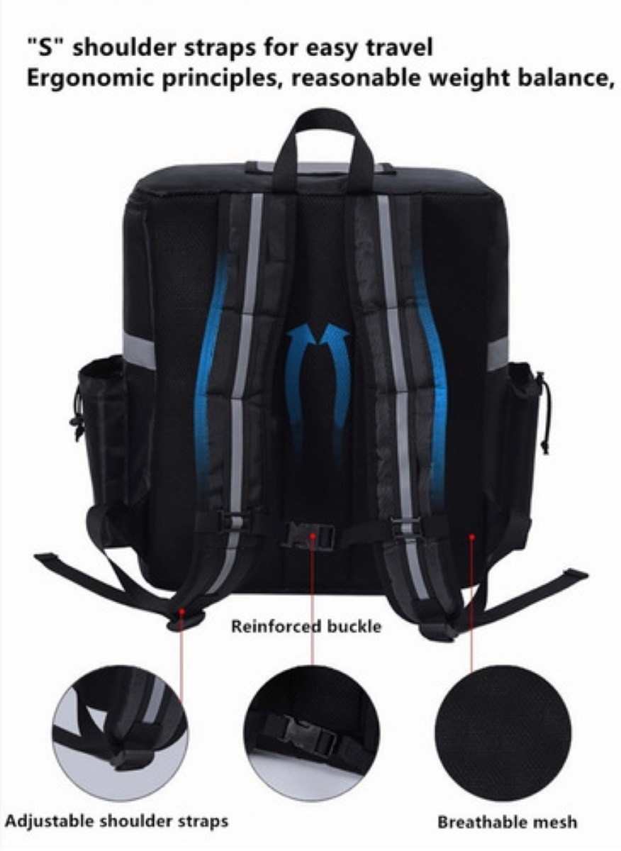 Mochila Termica Multifuncional Color Negra