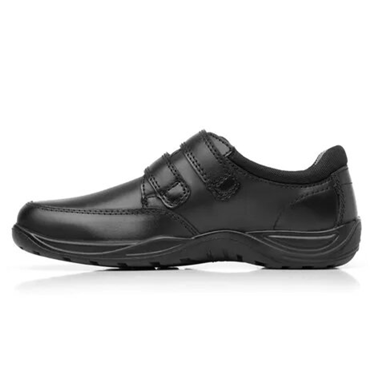 Zapato Escolar Juveniles Flexi Doble Velcro 59917 Negro Recovery Foam
