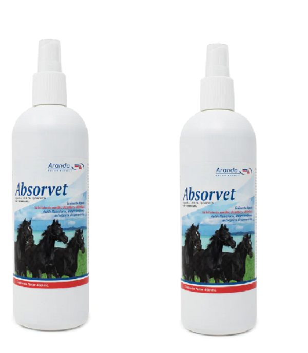 Spray Anti-inflamatorio Para Caballo Absorvet 460 Ml ** 2 piezas **