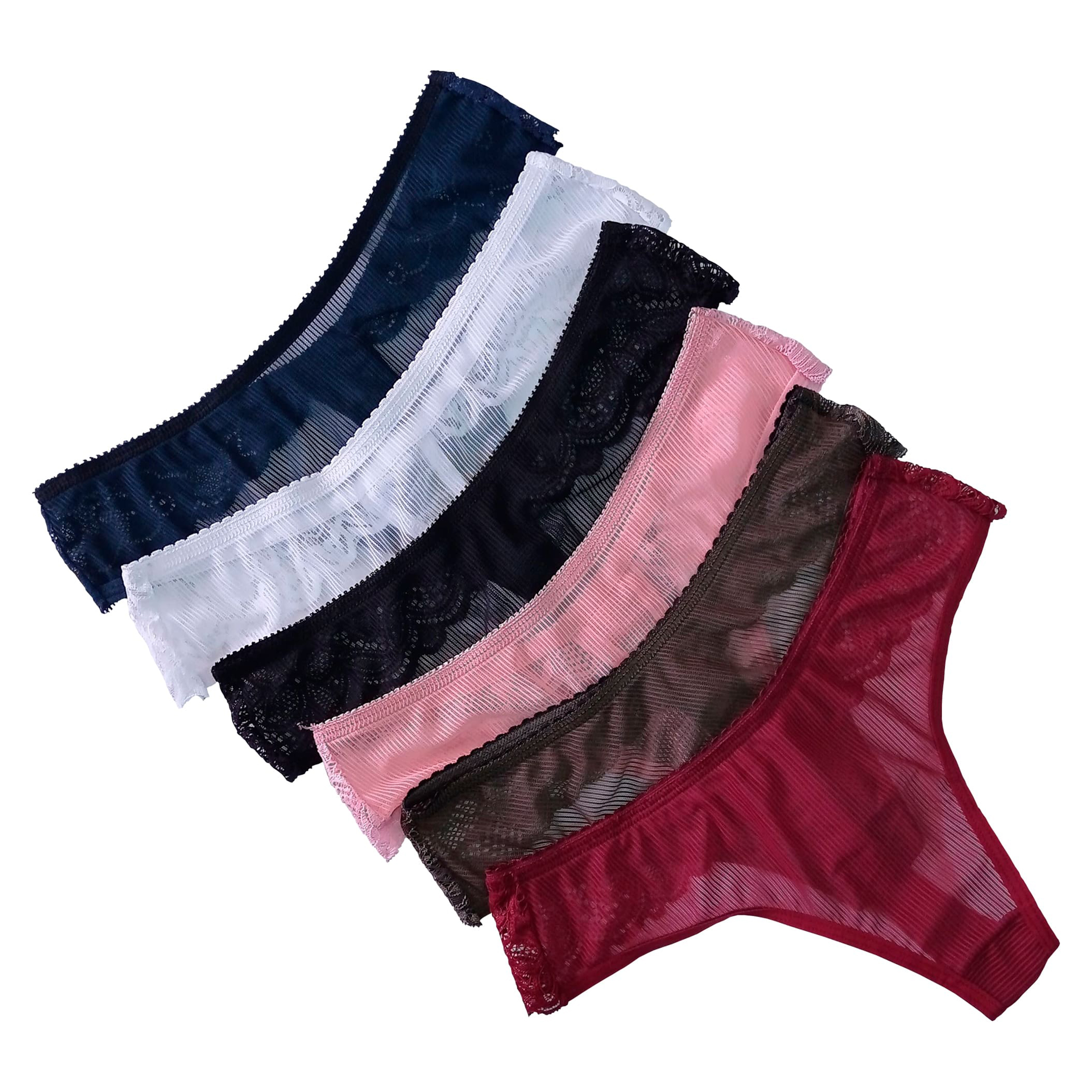 Tanga Mesh Con Encaje Fino Atras Dama 3pz tanga-mesh-con-encaje-fino-atras-dama-3pz