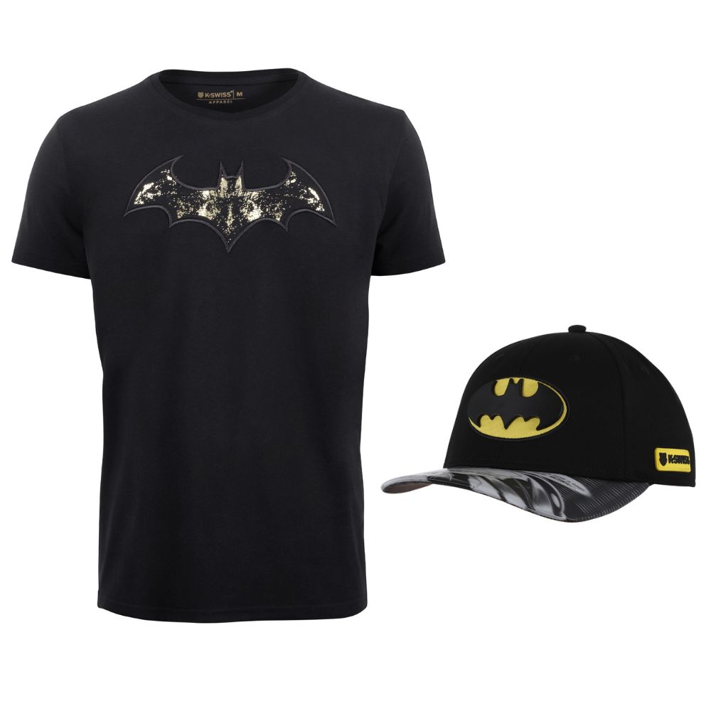 Kit Playera y Gorra de Batman K-SWISS para Hombre