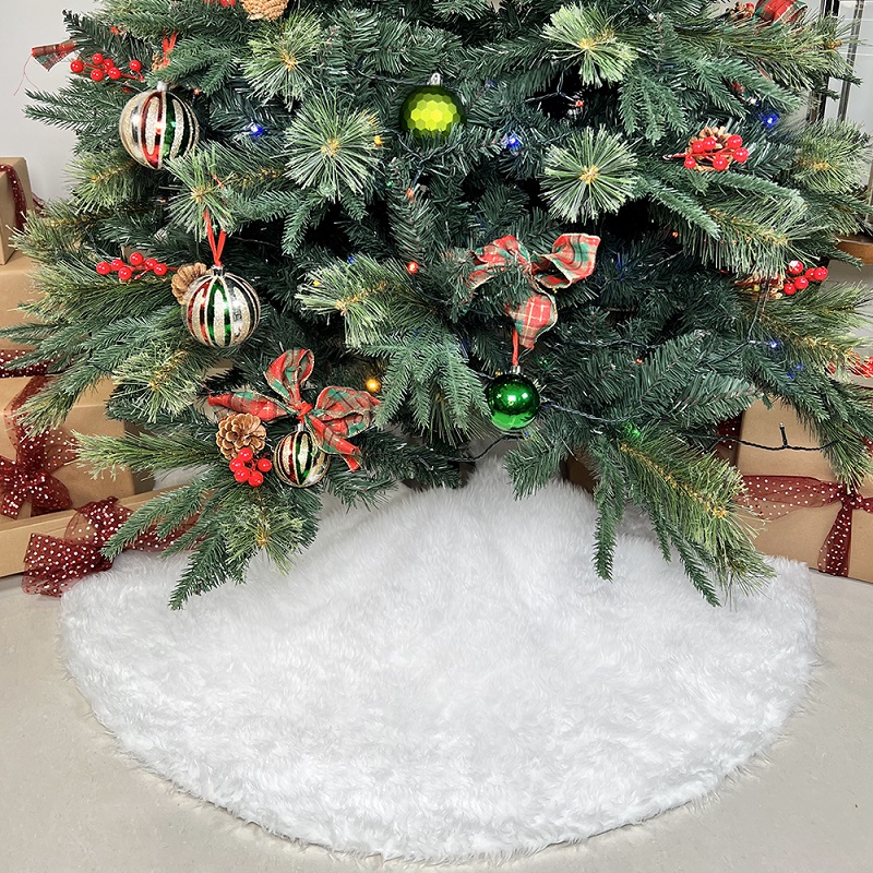 Pie de árbol de navidad Blanco 122cm Artego
