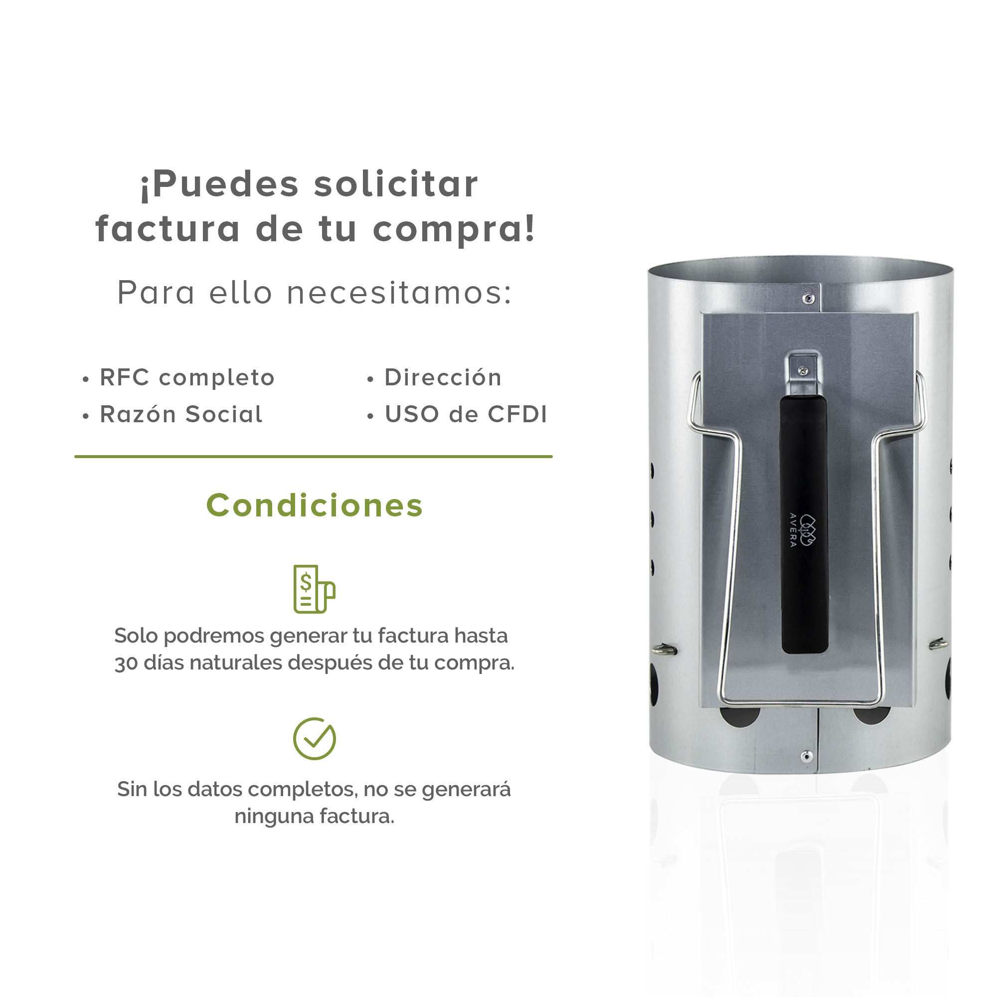 Iniciador Encendedor De Carbón 19 CM.  Avera ENCA01