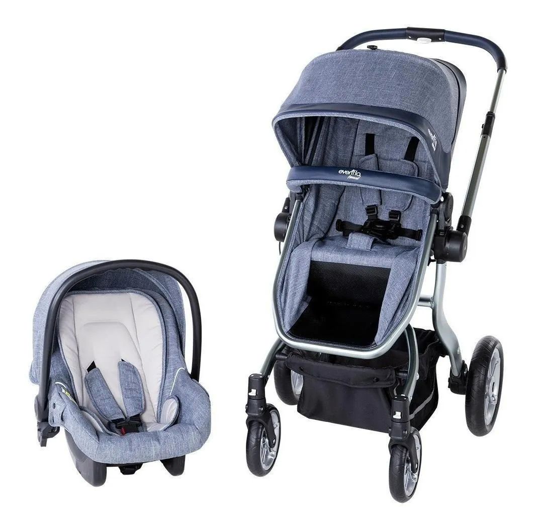 Carriola Travel System Evenflo Advanced Legacy Dlx Azul