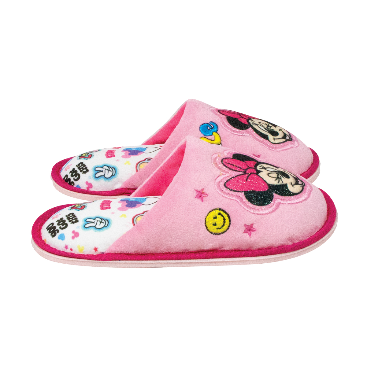 Pantuflas Para Niñas Estampado Minnie Mouse