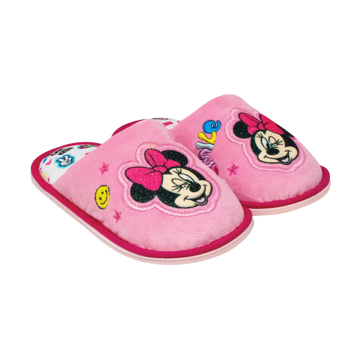 Pantuflas Para Niñas Estampado Minnie Mouse