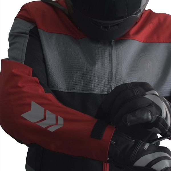 Chamarra Immortale Vulcano Gris Roja