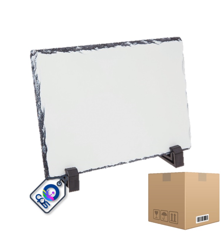 Piedra natural para sublimar 20x20cm. (20 piezas).