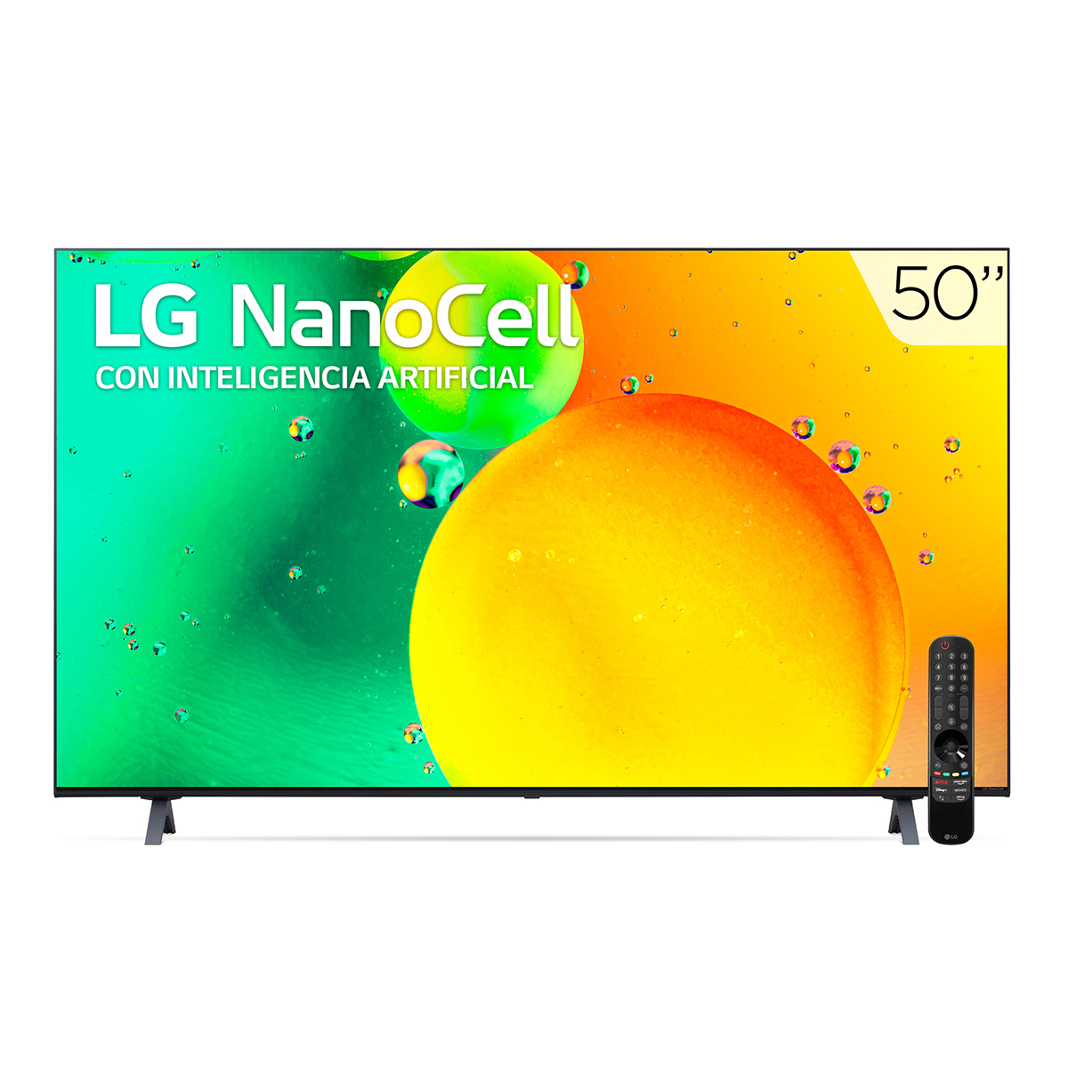 Pantalla LG 50" NanoCell TV 4K SMART TV con ThinQ AI 50NANO75SQA