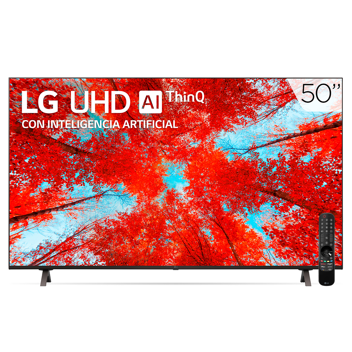 Pantalla LG 50" UHD TV AI ThinQ 4K SMART TV 50UQ9050PSC