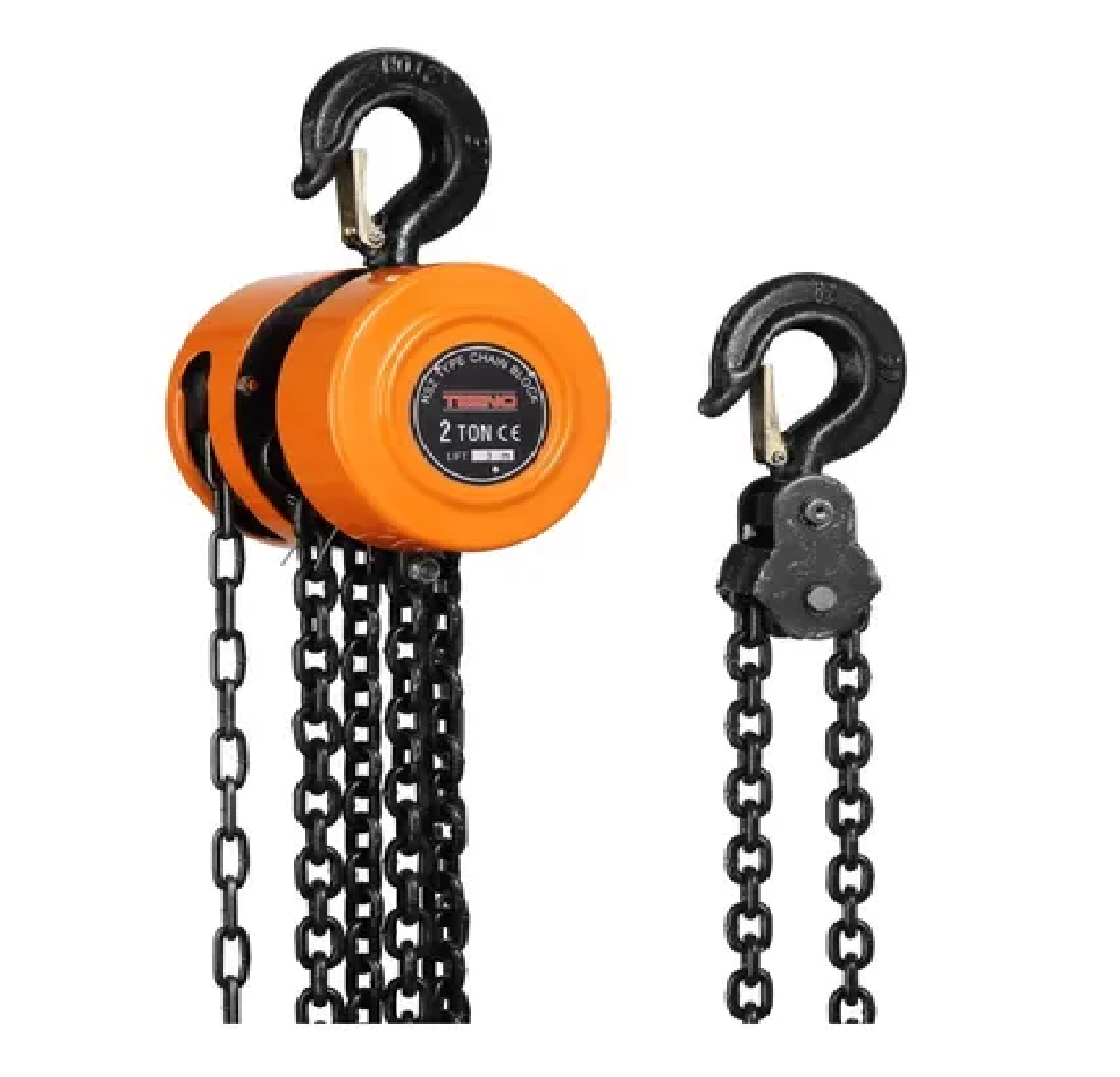 Polipasto Con Cadena De 3m, Capacidad De 2 Toneladas