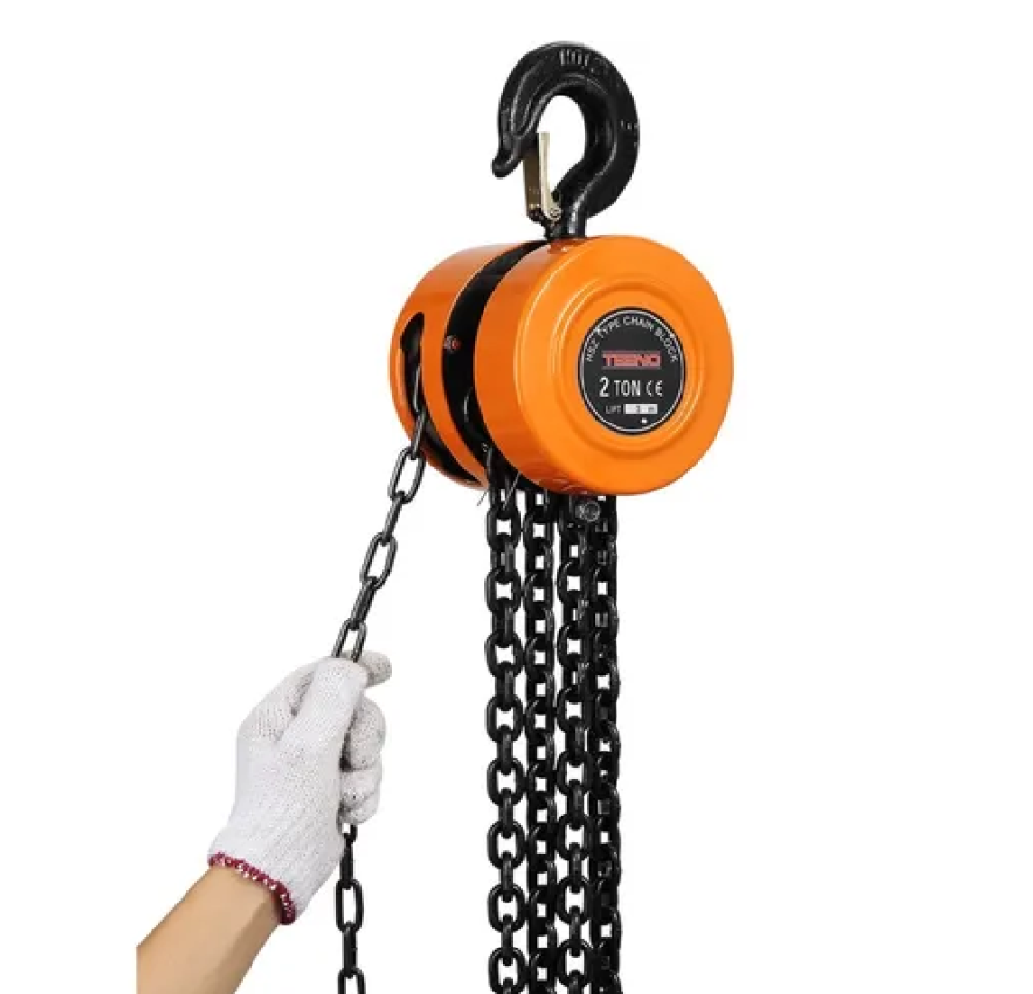 Polipasto Con Cadena De 3m, Capacidad De 2 Toneladas