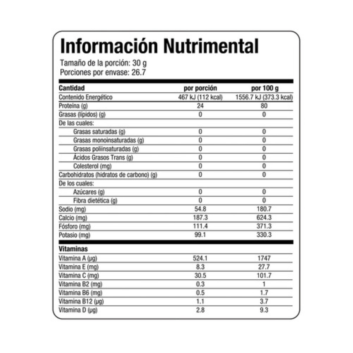 Suplemento en polvo Whey Protein 1000 Gr  Proteina Sabor Nuez/Avellana 