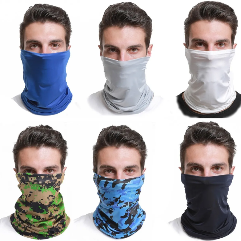 6 Pack Bandana, Bufanda/mascara/cacería/moto/pesca/sol.
