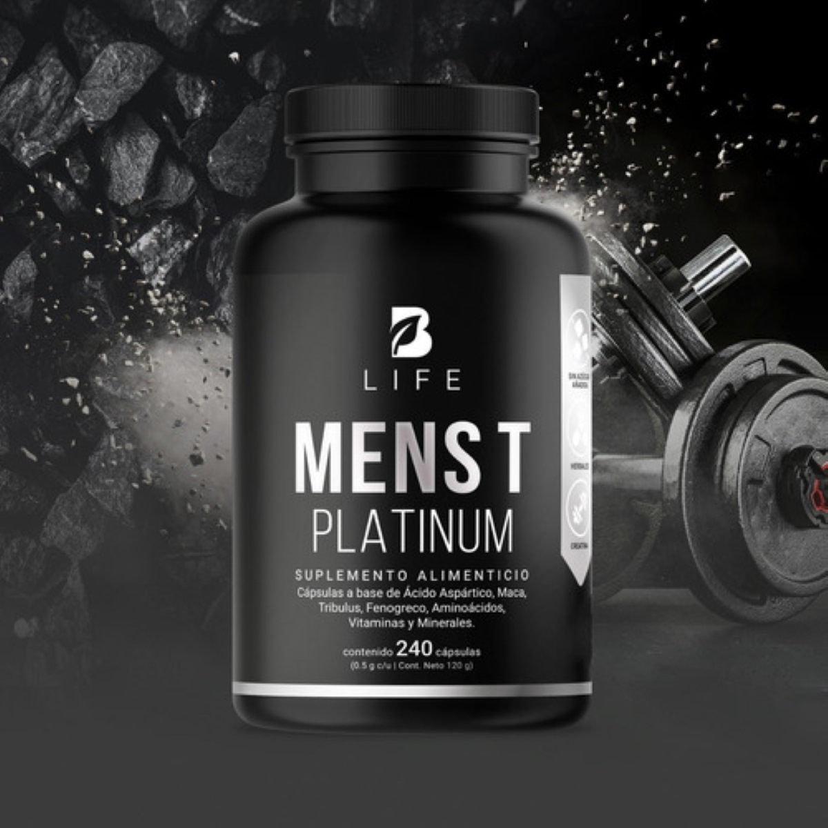 240 Capsulas Precursor De Testosterona Mens Testo Platinum