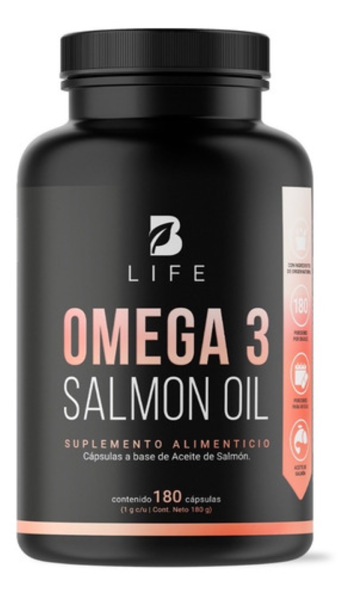 Omega 3 De Salmón 180 Cápsulas