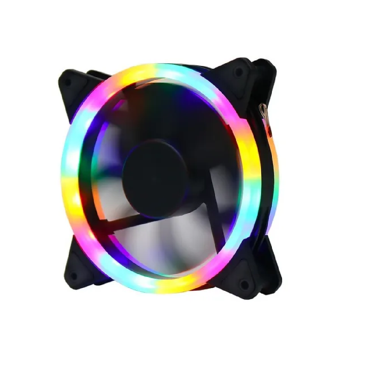 Kit De 3 Ventiladores Pc,120mm 1200rpm Disipador Rgb Multicolor