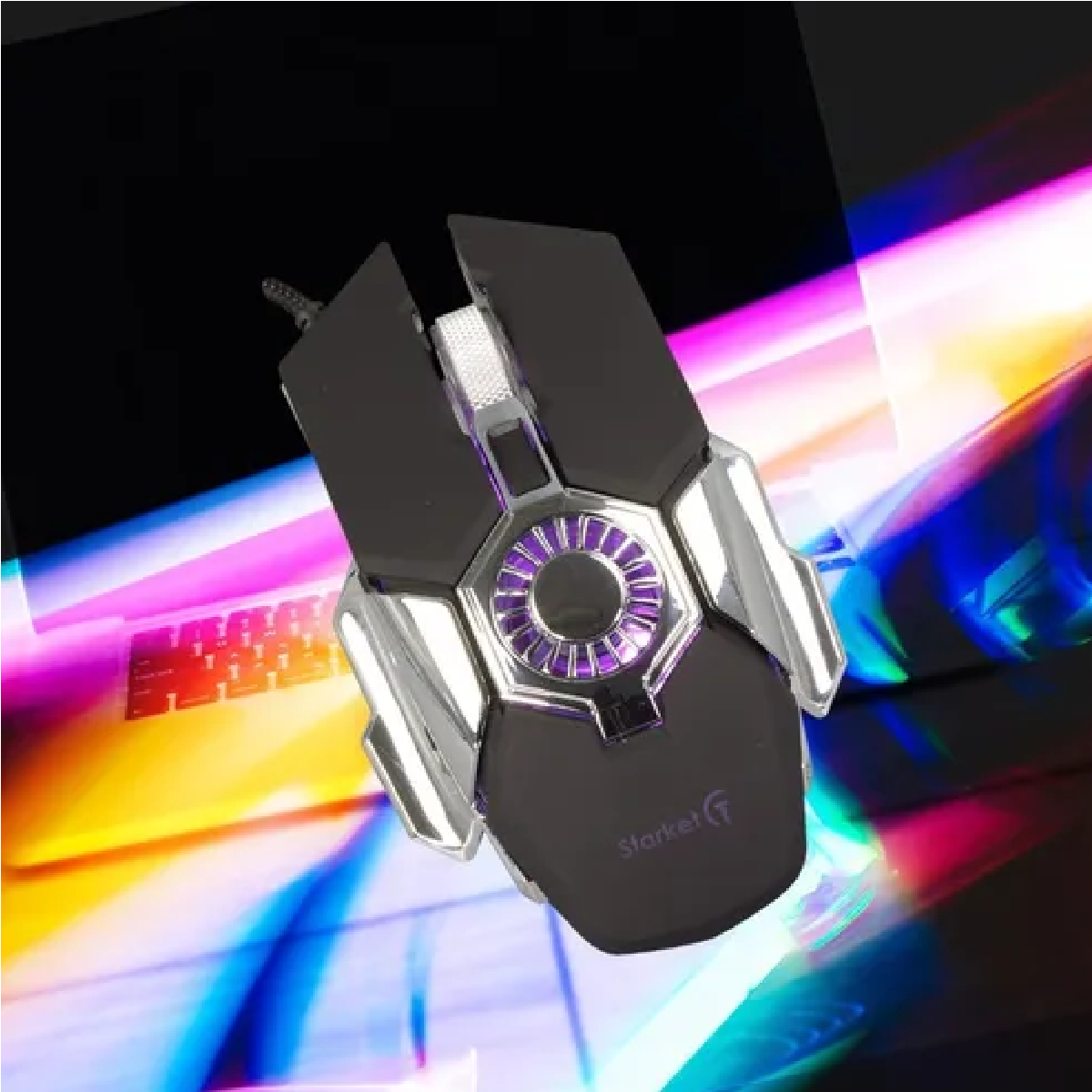 Mouse Gamer Con Ventilador De Enfriamiento