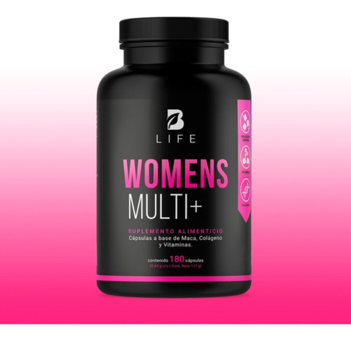 Multivitaminico De Mujer 180 Cápsulas Vitaminas Mujer B Life