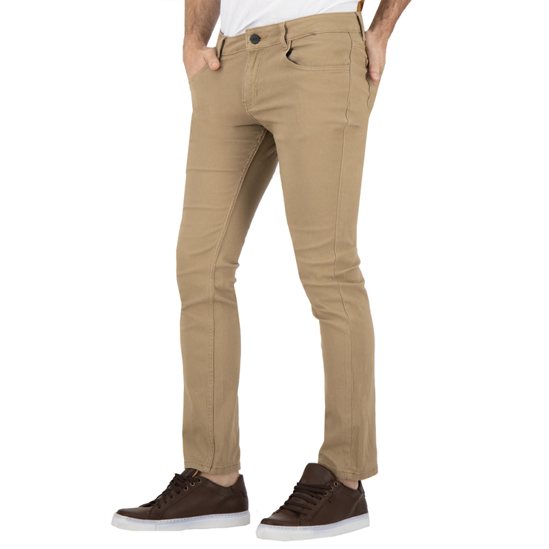 Jeans De Gabardina Jean Cut Hombre Holstone - Caqui