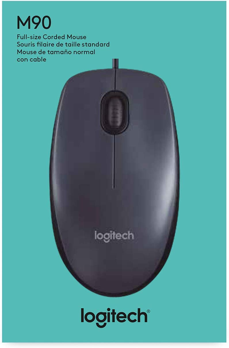 Mouse Logitech M90 Alambrico Negro
