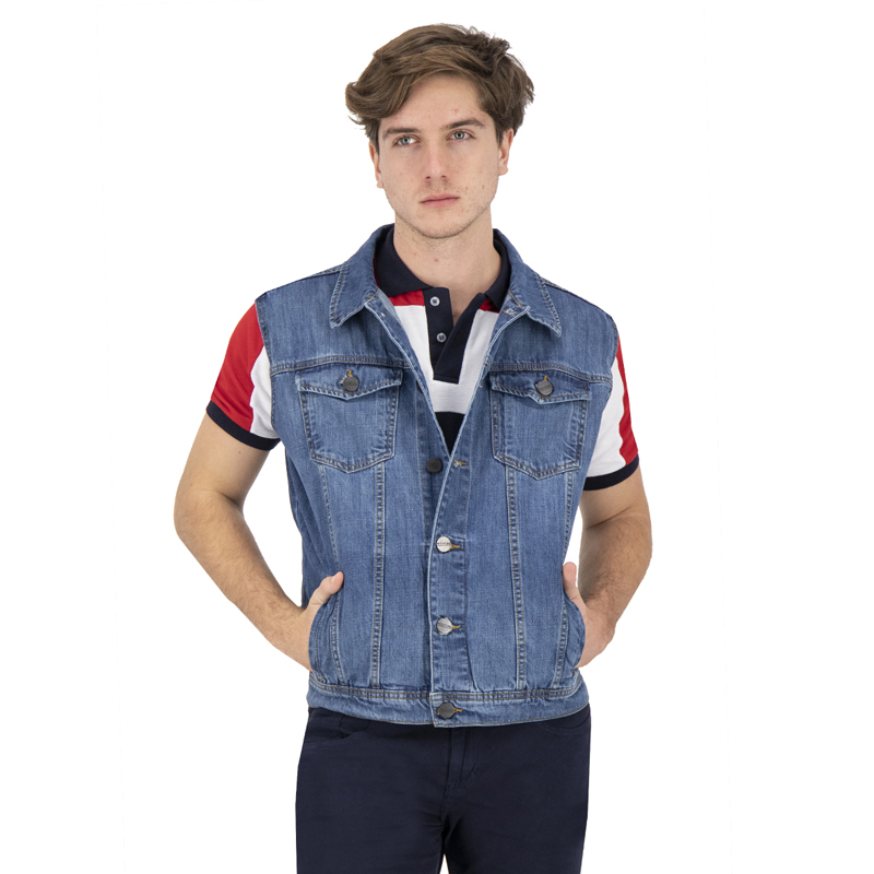 Chaleco Slim de Mezclilla Slim para Hombre Holstone - Akita