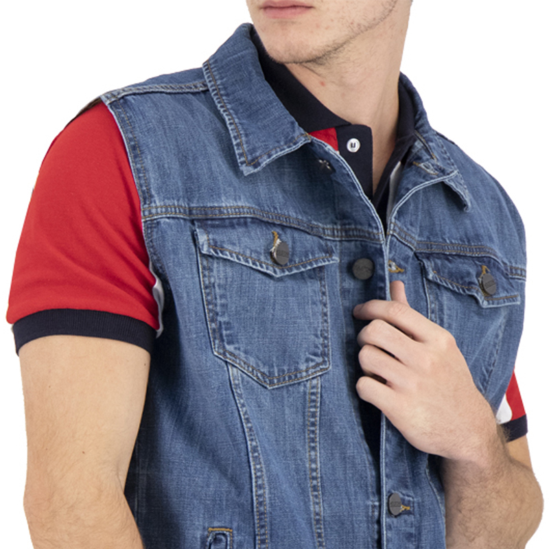 Chaleco Slim de Mezclilla Slim para Hombre Holstone - Akita