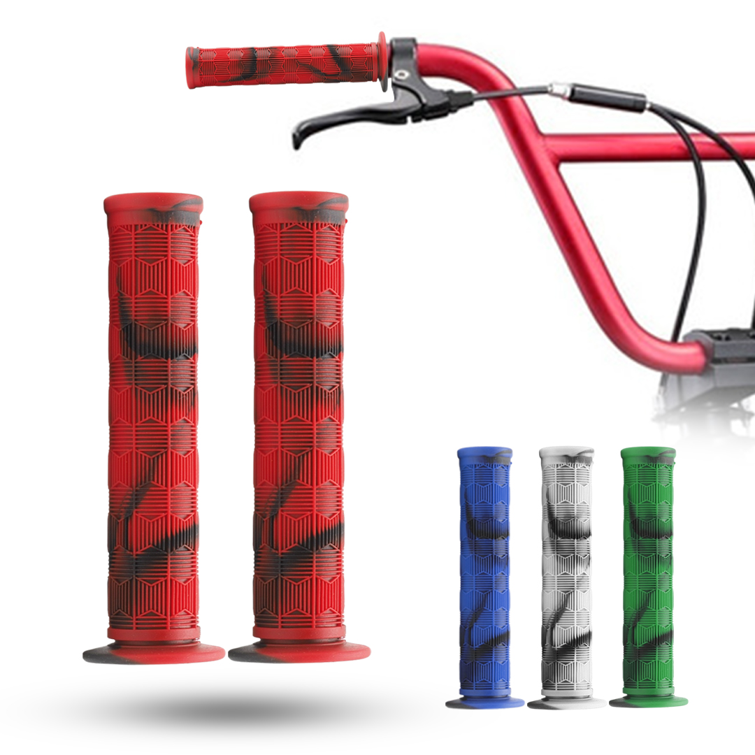 Puños Bicicleta Bmx De Goma Camuflaje Antiderrapantes 140 Mm