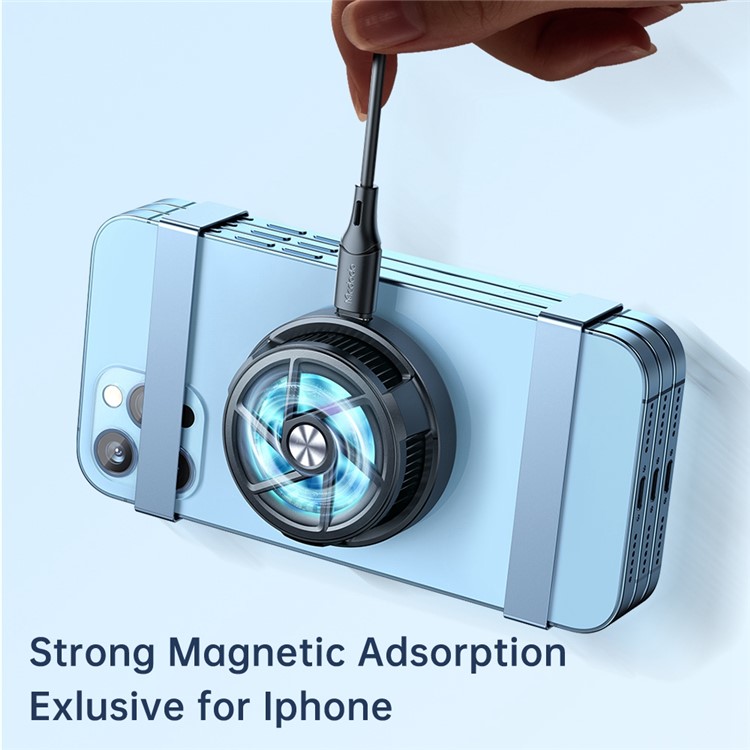 Cargador Inalambrico de Carga Rápida 15w con Ventilador Gamer.