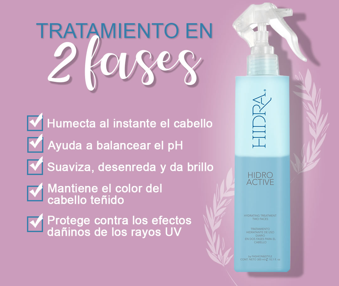 Tratamiento Hidratante Para El Cabello Hidra Hidro Active De 300 Ml.