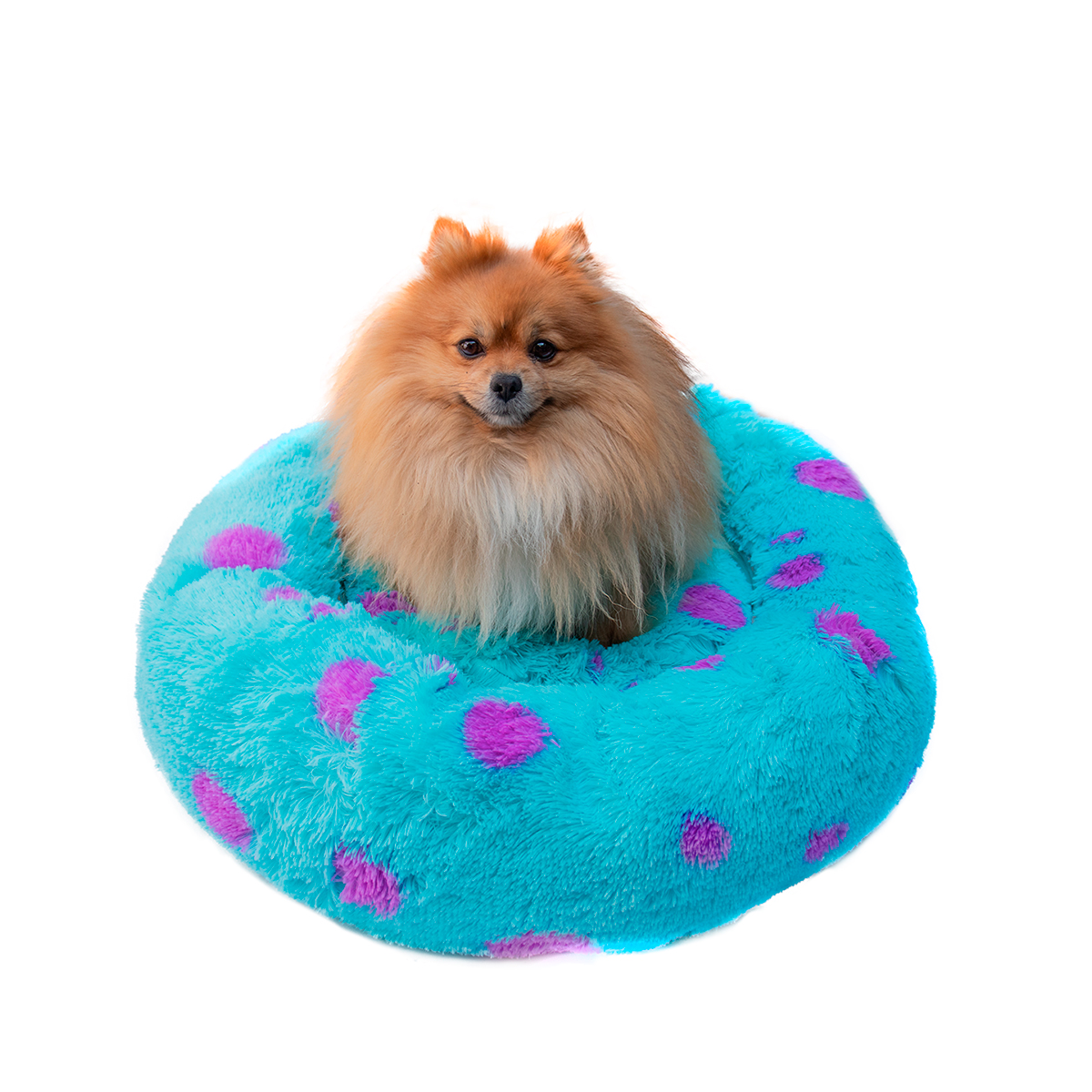 Cama mascotas para perro o gato antideslizante Pet Boutique Azul Mediana Tv Ofertas única con cierre, para un fácil retiro de funda y lavado, adaptable a todo tipo de clima
