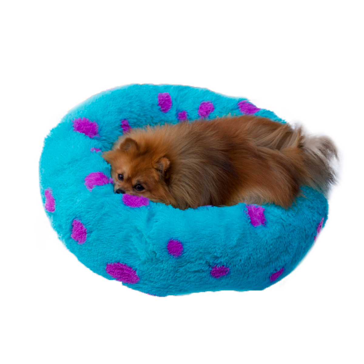 Cama mascotas para perro o gato antideslizante Pet Boutique Azul Mediana Tv Ofertas única con cierre, para un fácil retiro de funda y lavado, adaptable a todo tipo de clima
