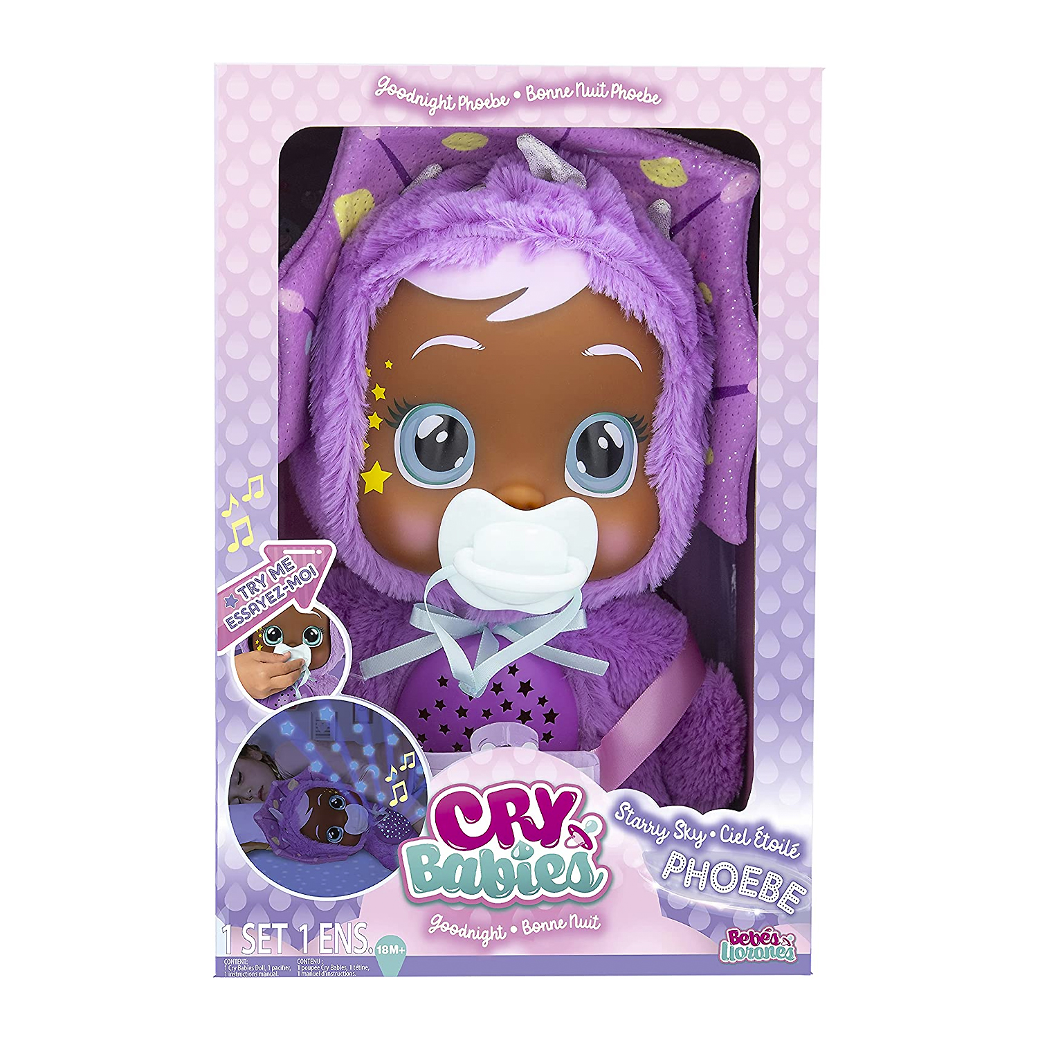 Cry Babies Phoebe Bebés Llorones Melodía Lágrimas Iluminadas