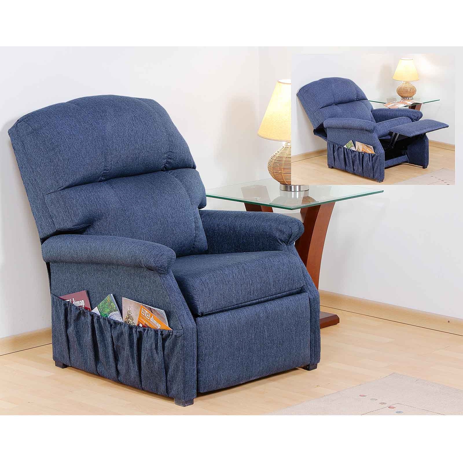 SILLÓN RECLINABLE ROMA ZAFIRO- ENTREGA ÚNICAMENTE EN CDMX, QUERÉTARO, PACHUCA, TOLUCA Y SUS ÁREAS METROPOLITANAS