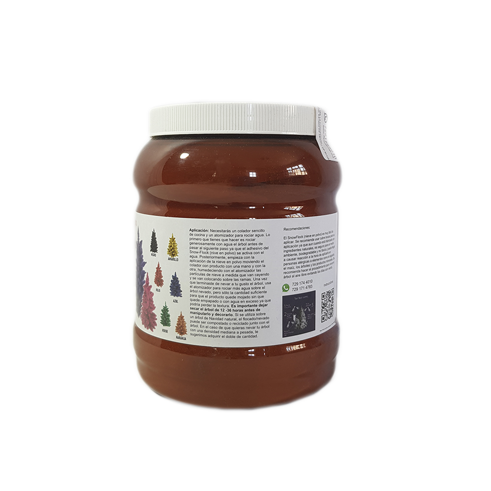 Nieve artficial en polvo amarillo Para decoracion navideña 