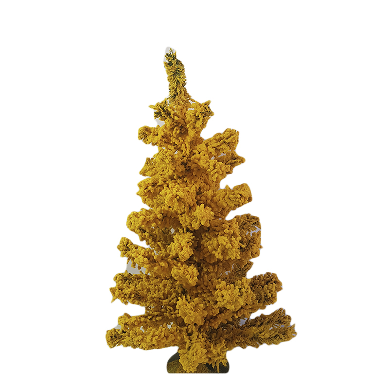 Nieve artficial en polvo amarillo Para decoracion navideña 