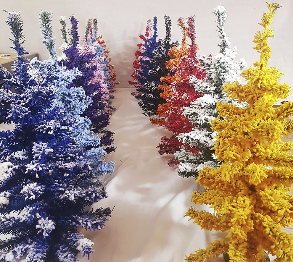 Nieve artficial en polvo amarillo Para decoracion navideña 