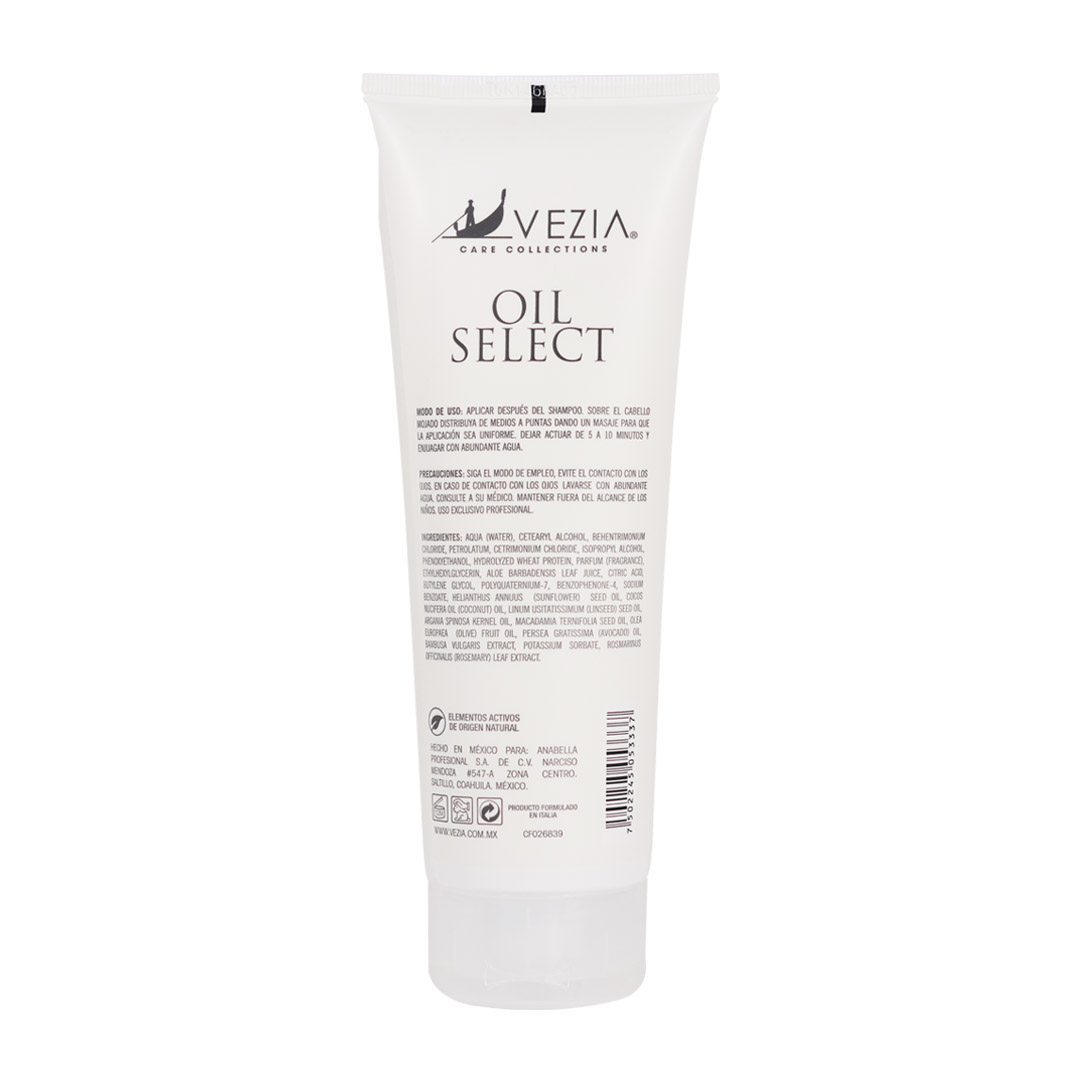 Mascarilla Para Cabello MIX 7 ACEITES OIL SELECT 250 ml