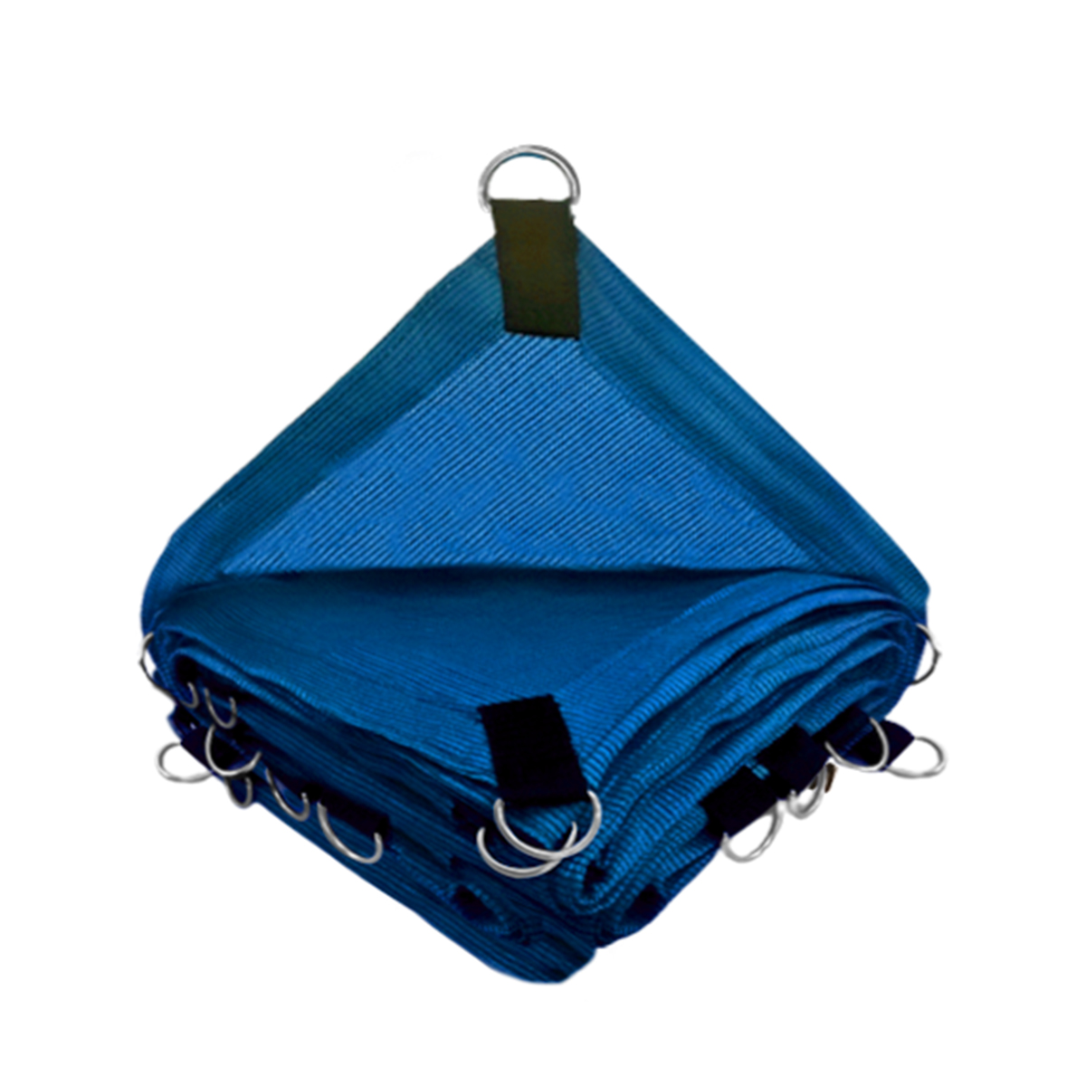 Hanlob Malla Sombra 5x3 m Azul para Exteriores con Argollas, 90% de Sombra, Bloqueo de Rayos UV, Sombra Raschel para Jardín o Terraza, Resistente a Lluvias, Fácil y Lista para Instalar.