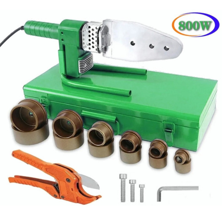 Termofusora Herramientas 800w Con Jgo 6 Dados 1/2 A