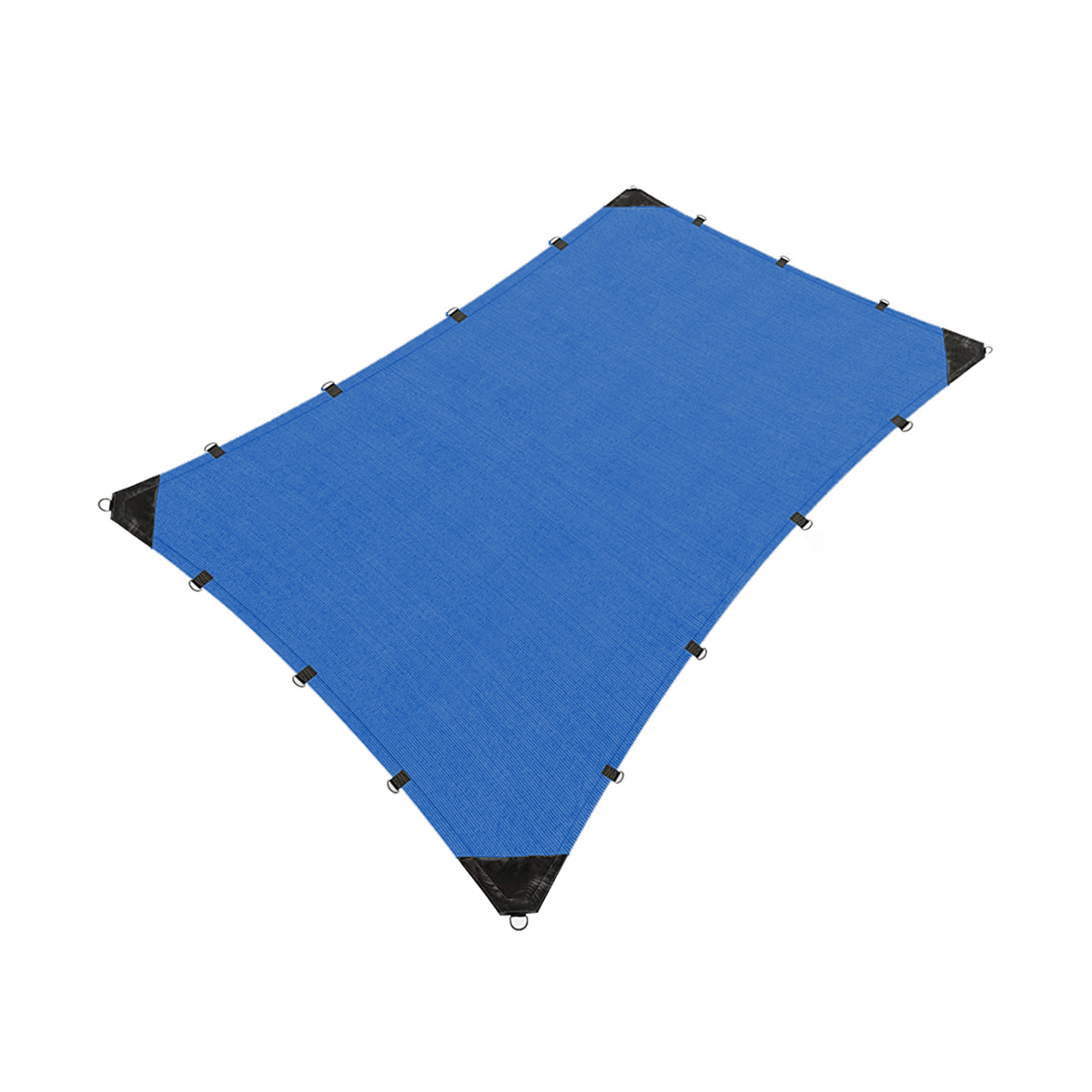 Hanlob Malla Sombra 5x1 m Azul para Exteriores Extra Reforzada, 90% de Sombra, Bloqueo de Rayos UV, Sombra Raschel para Jardín o Terraza, Resistente a Lluvias, Fácil y Lista para Instalar.